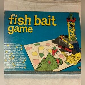 Ideal Games Fish Bait Board Game 1965 *Complete*